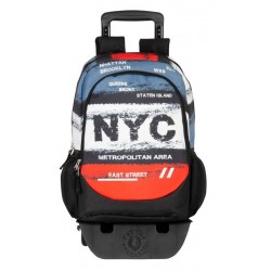 Sac à dos métropolitain avec trolley Perona 58350