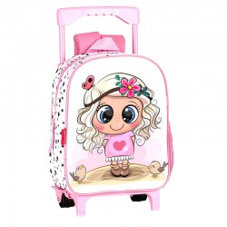 Sac à Dos avec Roues de Crèche Doll Perona 58765