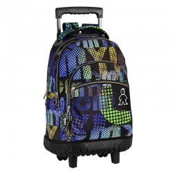 Sac à Dos avec Roues Compacte Campro Print Perona 58789