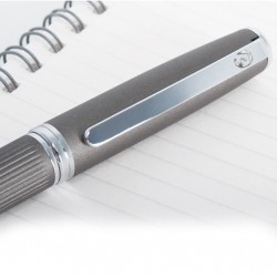 Coffret cadeau stylo à bille gris Perona 57424 | Perona Bags