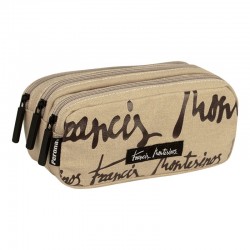Trousse à crayons Francis Montesinos Lettering Perona 58572 Triple Beige